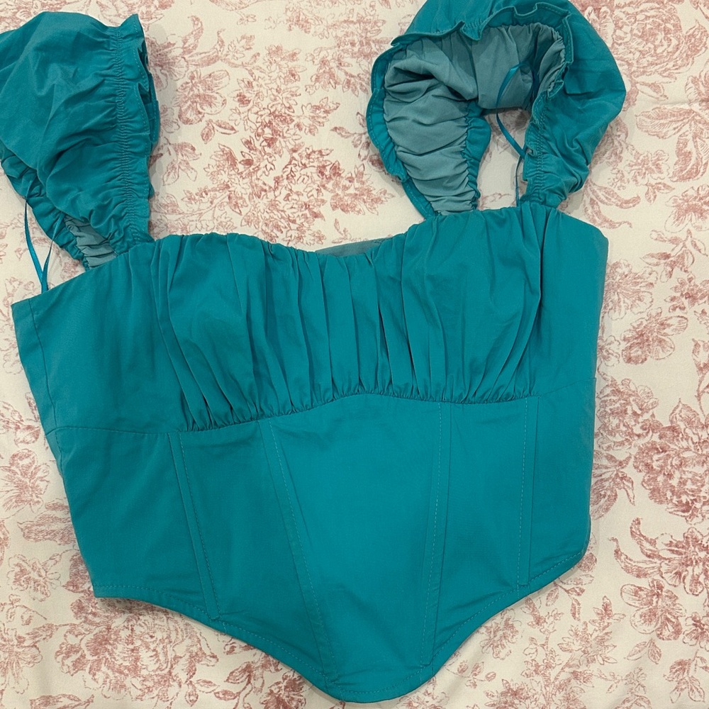 Cotton Candy Turquoise top